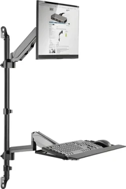 Digitus DA-90372 / Stolný držiak pre monitor / VESA 75x75-100x100 / 17"-32" / nosnosť 8 kg / výškovo nastaviteľná (DA-90372)