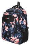 Batoh na notebook Enrico Benetti Santa Cruz 62038 Black Flower