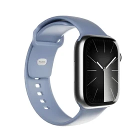 Puro ICON modrá / Remienok pre Apple Watch / 38/40/41/42 mm / Silikón