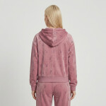 Mikina Playboy x FTSHP Girls Velvet Hoodie Pink S