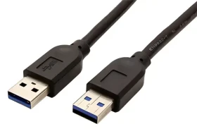 Roline USB-A (M) - USB-A (M) 1,8 m čierna / Kábel USB / USB 3.0 / 5 Gbps (11.02.8970)