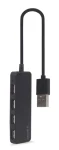 Gembird UHB-U2P4-06 čierna / USB rozobočovač / 4X USB 2.0 (UHB-U2P4-06)