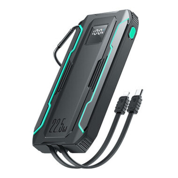 Joyroom JR-L017 čierna / Power Bank / 10000 mAh / kábel Lightning / 1x USB-C (JR-L017)