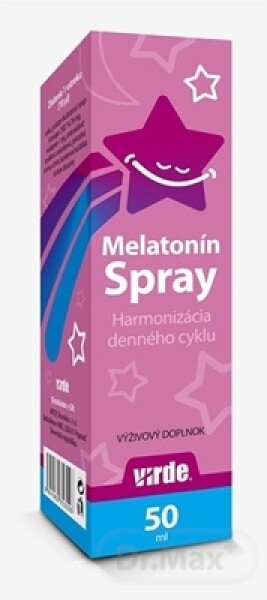 VIRDE Melatonín ústny sprej 50 ml