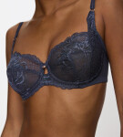 Dámska podprsenka Wild Peony Florale Bra W - GRAY - sivá 00DK - TRIUMPH GRAY 75C