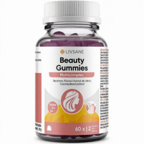 LIVSANE Beauty gummies želé čučoriedková príchuť 60 ks
