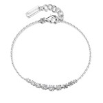 Brosway Pôvabný strieborný náramok s čírymi zirkónmi Infinite White Fancy FIW151