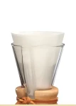 Chemex Papierové filtre FP-2 100 ks / Filtre na kávu / Polkruhové, neskladané / pre Chemex na 3 šálky (FP-2)