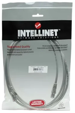 Intellinet šedá / Patch kábel / Cat5e U/UTP / RJ45-RJ45 / 7,5 m (319867)
