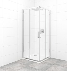 Sprchovací kút štvorec 80x80 cm SAT TEX SATBKTEXQ80CRT SATBKTEXQ80CRT