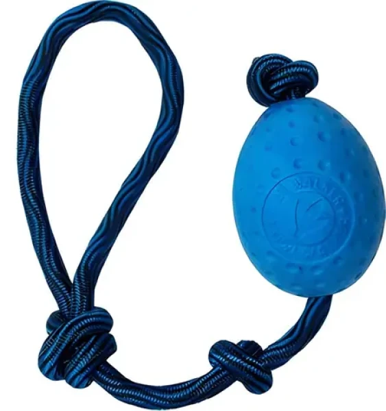 KIWI WALKER Vajíčko Maxi modrá / Hračka pre psov / plávacie a hádzacie / TPR pena / 8,5 cm (TPR-239)