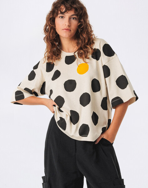 SKFK Lariz GOTS T-Shirt F25S2N DOTS M