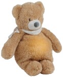 NATTOU Uspávačik plyšový hudobný so svetielkom a senzorom plaču 4v1 Sleepy Bear Pale Brown 0m+