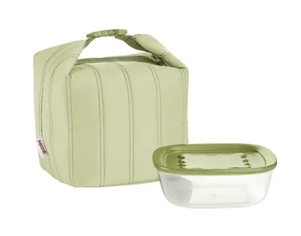 Fratelli Guzzini Termotaška s dózou zelená / Termotaška s dózou / 1,4 l / 22x18x22 cm (32915253)