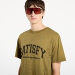Tričko Satisfy MothTech T-Shirt Sun Bleached Military Olive L