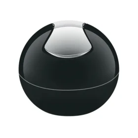 Spirella BOWL mini výklopný odpadkový kôš 1 L čierny / plast (7610583149725)