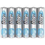 Ansmann maxE HR03 mikrotužkový akumulátor typu AAA Ni-MH 800 mAh 1.2 V 6 ks; 1321-0000-510