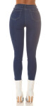 Sexy Highwaist Push-Up Jeans with pocket details denimblue