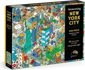 Galison Puzzle Hľadaj a nájdi: Spoznajte New York
