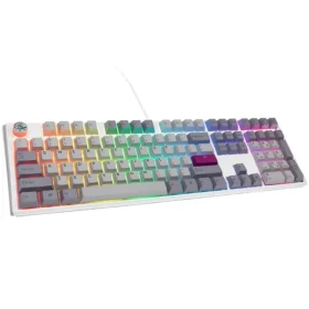 Ducky One 3 Cherry MX-Brown šedá / herná klávesnica / podsvietená / mechanická / drôtová USB-C / US (DKON2108ST-BUSPDMIWHHC2)