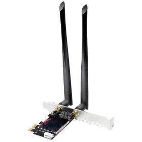 LogiLink WL0248 čierna / Bezdrôtová sieťová karta / PCI-E / WiFi / BT 5.2 / 574 + 2400 Mbps (WL0248)