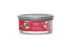 Yankee Candle Signature Holiday Cheer Tumbler 340g - sviečka 5 knôtov / doba horenia: až 28h (5038581153926)