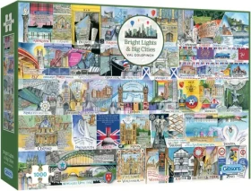 GIBSONS Puzzle Jasné svetlá a veľké mestá