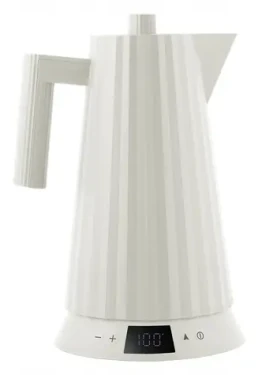 Alessi Plisse biela / Rýchlovarná kanvica / Regulácia teploty (MDL21 W)