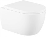 MEXEN/S - Carmen Závesná WC misa vrátane sedátka, duroplast, biela 30880200