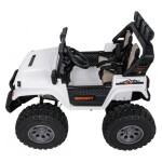Mamido Elektrické autíčko Extreme Sport 4x4 s premenlivou veľkosťou bielej