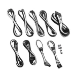 CableMod PRE ModMesh C-Series Kábel Kit pre Corsair AXi amp; HXi amp; RM - čierno-biela (CM-PCSI-FKIT-NKKW-R)