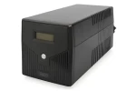 Digitus Line-Interactive UPS / Záložný zdroj UPS / 2000VA/1200W / 12V/9Ah 2x batéria / 4X Schuko / USB / RJ45 / LCD (DN-170076)
