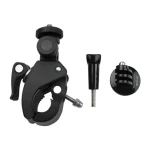 Puluz PU177B čierna / Držiak na riadidlá / pre akčné kamery / nastavenie 0-180 ° / plast (PU177B)