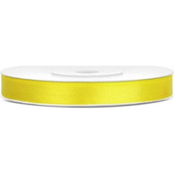 Žltá stuha 6 mm x 25 m (1 ks) TS6-084 tortis - PartyDeco - PartyDeco