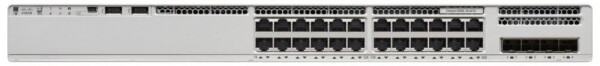 Cisco Cisco Catalyst 9200L - Network Essentials - Switch - L3 - 24 x 10/100/1000 (PoE+) + 4 x Gigabit SFP (Uplink) - an Rack montierbar - PoE+ (740 W) - wiederhergestellt