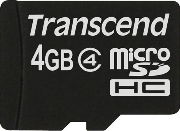 Transcend MicroSDHC 4 GB Class 4 (TS4GUSDC4)