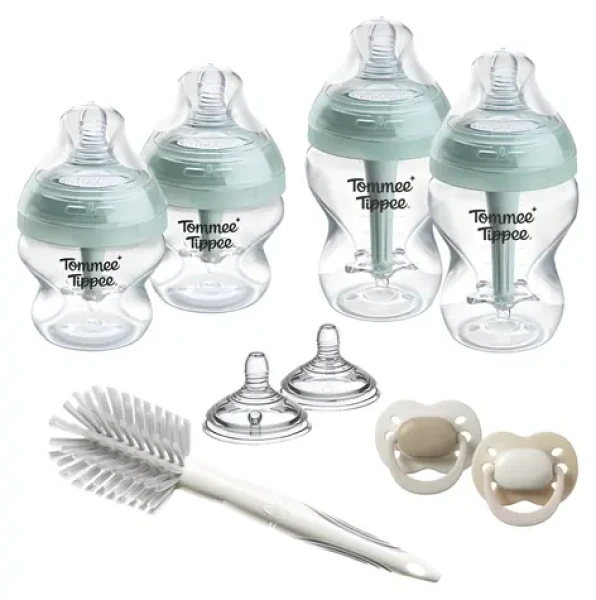 Tommee Tippee Advanced ANTI-COLIC novorodenecká štartovacia sada / Dojčenské fľaše / 150 a 260 ml / 9 dielov / 0m+