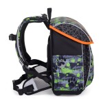 Školská aktovka Bagmaster Prim 24 B Green/Black/Orange