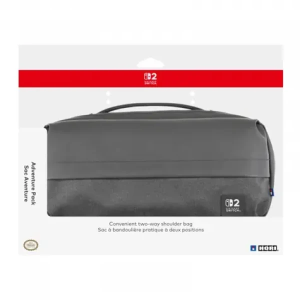 HORI Switch 2 Adventure Pack čierna / taška cez rameno pre Nintendo Switch 2 (4961818039964)