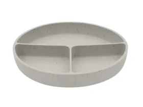 KikkaBoo Tanier delený s prísavkou Platinum Silicone Sand / od 6 mesiacov (31302050033KB)