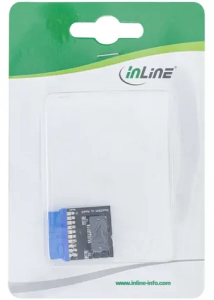 InLine adaptér interný USB 3.0 - USB 3.1 Gen.2 / Adaptér / USB Type-A (33446B)