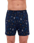 Pánske šortky 016/23 Night3 - CORNETTE tmavě modrá L