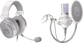 Endorfy Słuchawki Endorfy Viro Onyx White (EY1A004) + Mikrofon Solum Streaming Onyx White