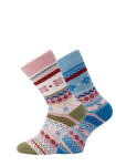 WiK 37903 Anden Style Dámske ponožky A'2 35-42 růžovo-modrá 35-38