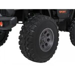 Mamido Elektrické autíčko Extreme Sport 4x4 s premenlivou veľkosťou čiernej