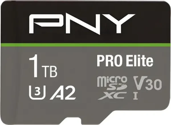 PNY PRE Elite microSDXC 1 TB / Pamäťová karta / Class 10 / UHS-I / U3 / A2 / V30 (P-SDU1TBV32100PRO-GE)