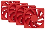 Hyte FA12 4ks červená / Ventilátor / 120 mm / 1500 RPM / 28 dB / 72 CFM / 4-pin PWM (FAN-HYTE-FA12-RR-4)