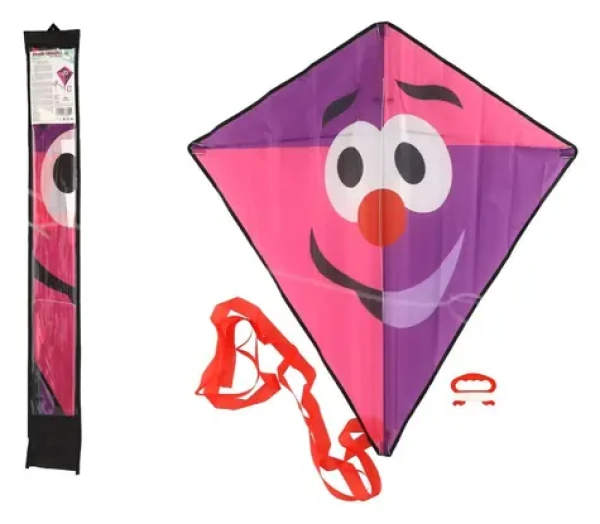 TEDDIES Lietajúci drak Klaun ružovo-fialový