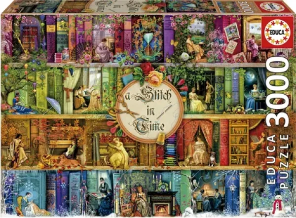 Educa Puzzle Šitie v priebehu času