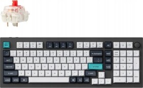 Keychron Keychron Q5 Max QMK/VIA Wireless Custom Mechanical Keyboard Fully Assembled Knob / Carbon Black / Gateron Jupiter Red